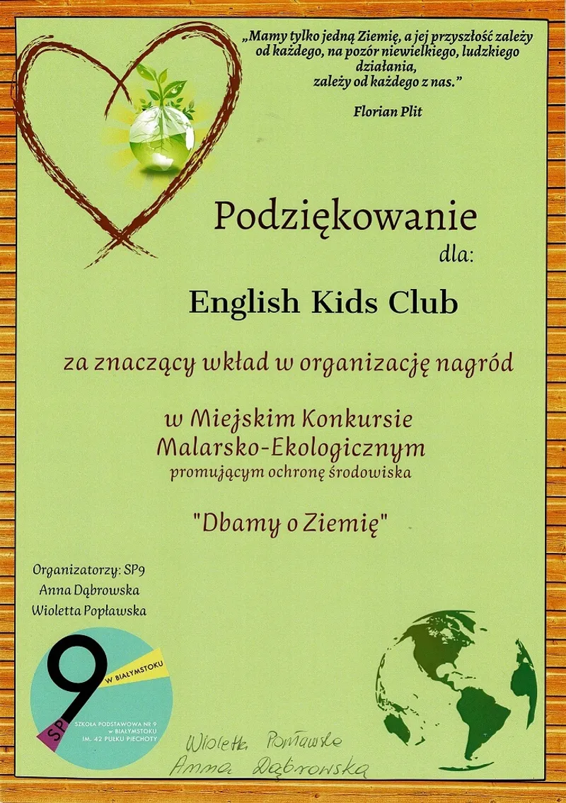 Certyfikat ukończenia szkolenia pedagogicznego